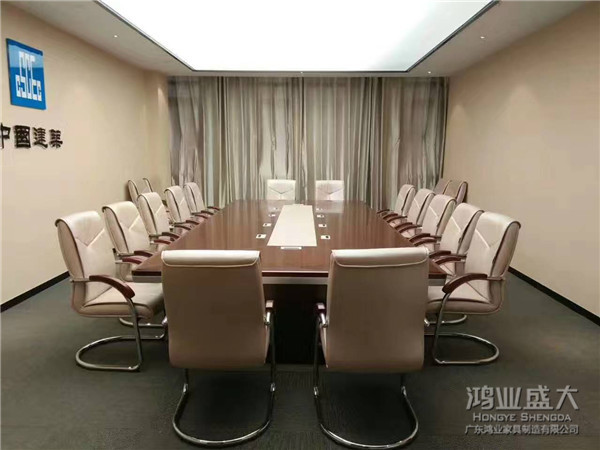 南京中建大厦第二期办公家具配套项目小会议室家具配套